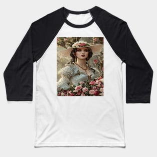 Lady Bathory ornate portrait of a 19th century lady Baseball T-Shirt